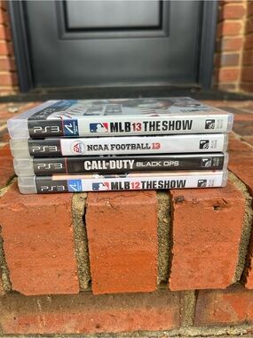 PS3 Game MLB 13 The Show NCAA Football 13 Call of Duty Black Ops MLB 12 The Show